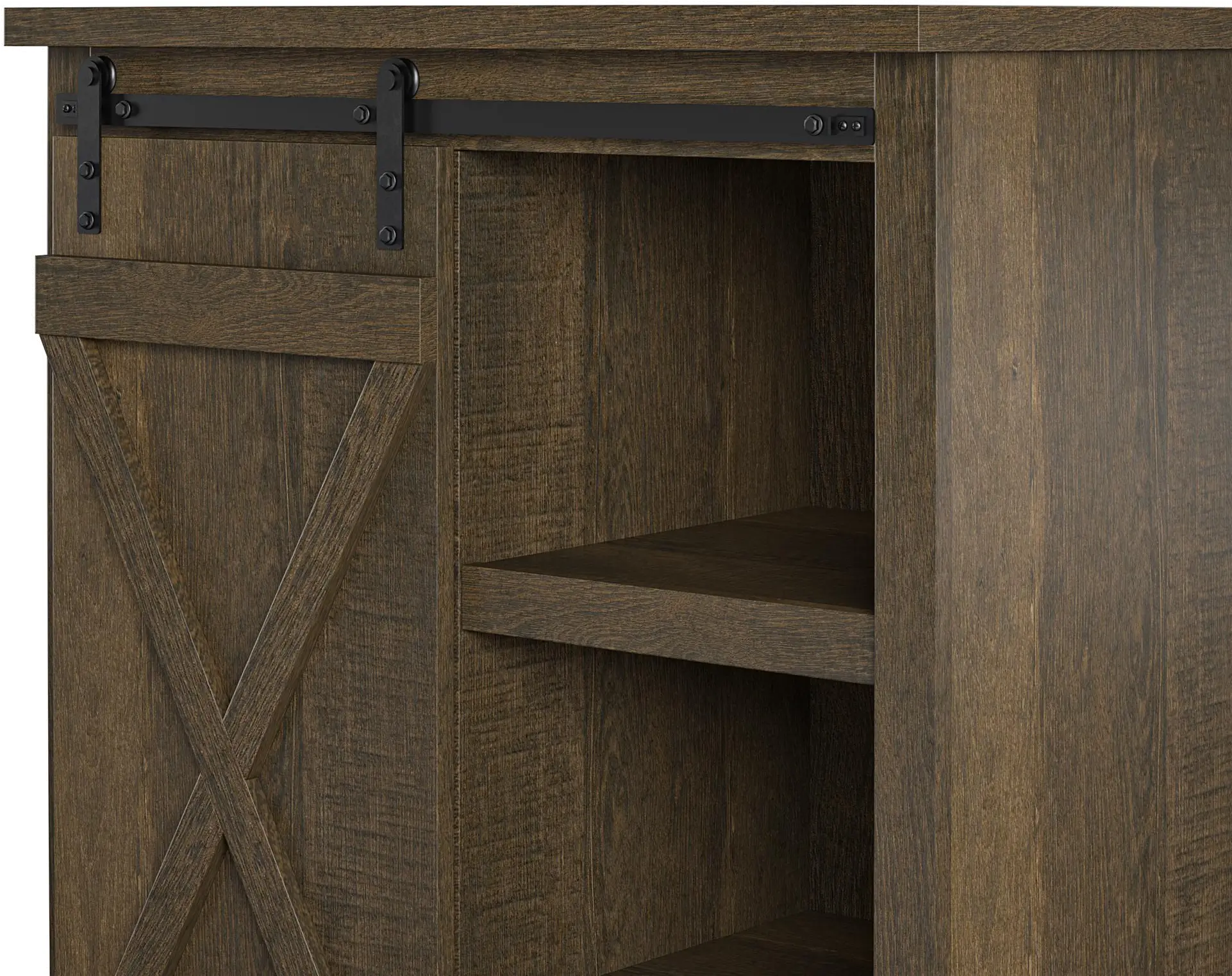 Knox County Dark Brown Bar Cabinet