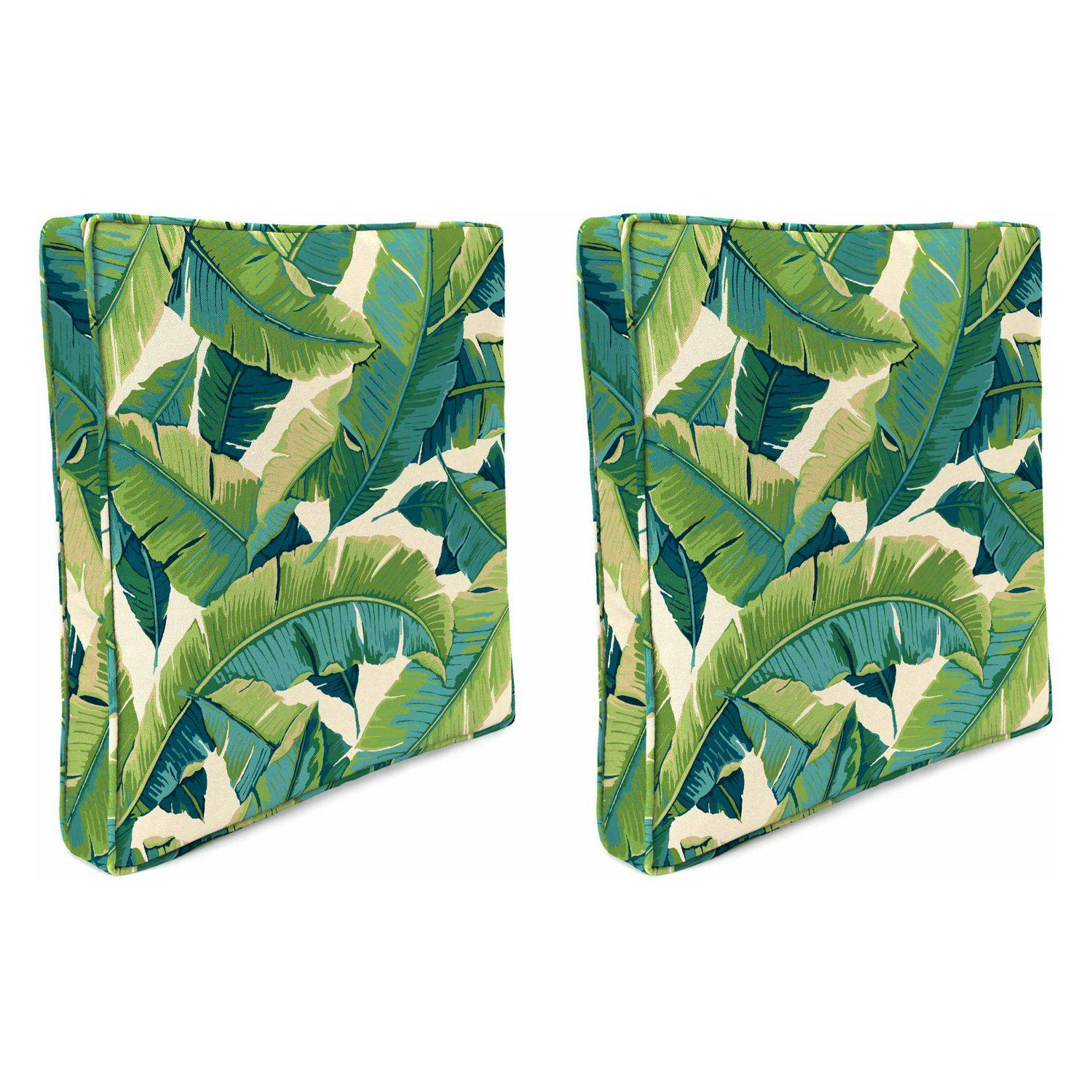 Jordan Manufacturing Balmoral Opal Box Outdoor Back Cushion  Set of 2