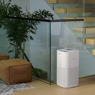 LEVOIT PlasmaPro 600S Smart True 635 sq.ft. White Panel HEPA Air Purifier HEAPAPLVSUS0097