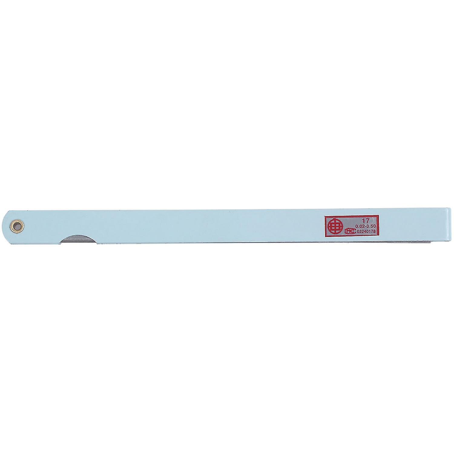 200mm Long 17 Leaves 0.02mm-1.0mm Space Thick Measure Feeler Gauge Gage