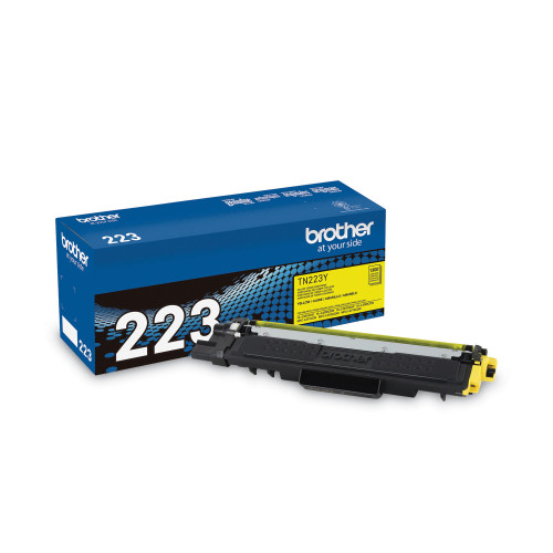 Brother TN223Y Toner， 1，300 Page-Yield， Yellow