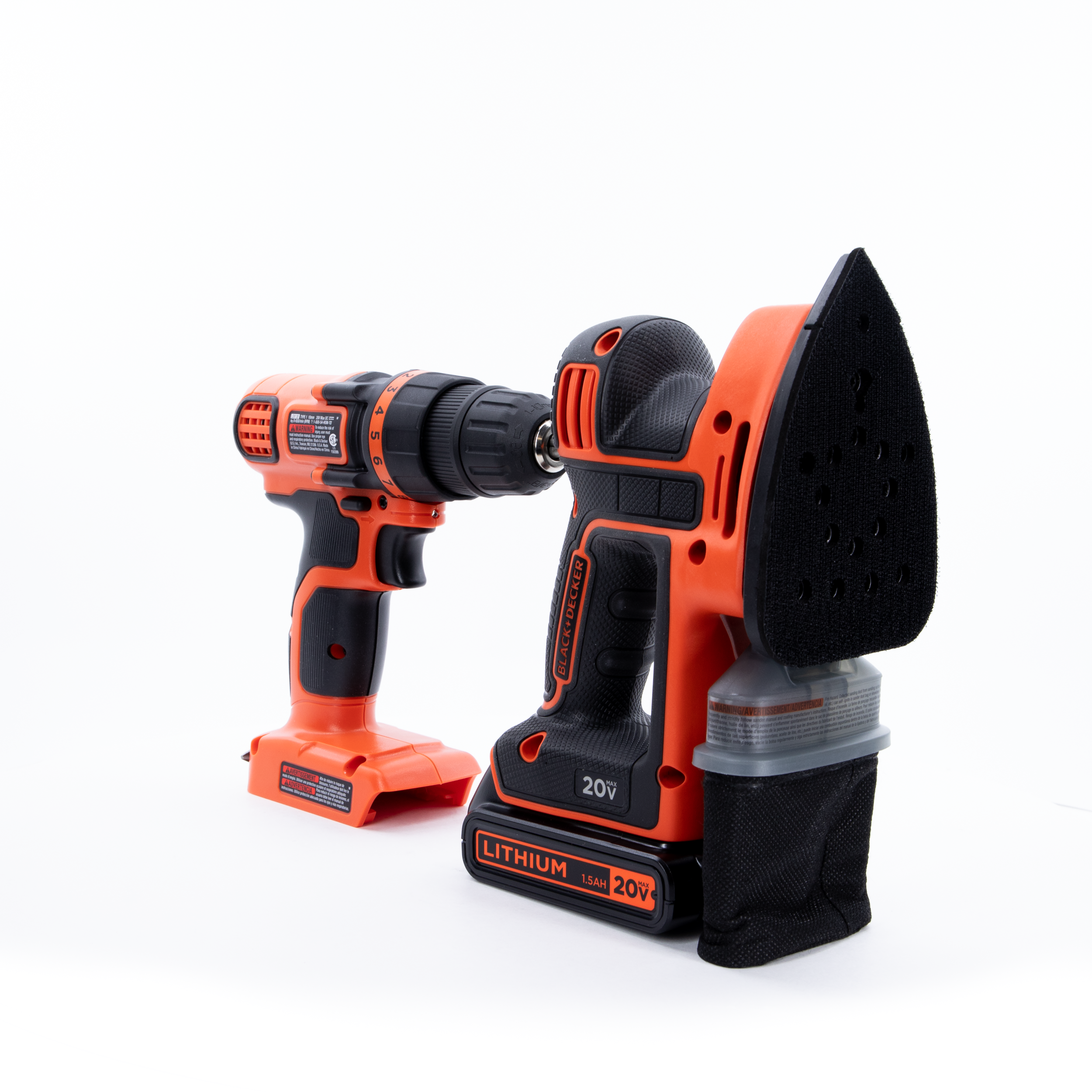 20V MAX* POWERCONNECT™ Cordless Drill/Driver + MOUSE™ Detail Sander Combo Kit