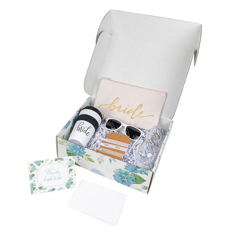 Women's  Bridesmaid Proposal Box and Bride Gift Box - Includes 5 gifts， Note Card， and Crinkle Paper!