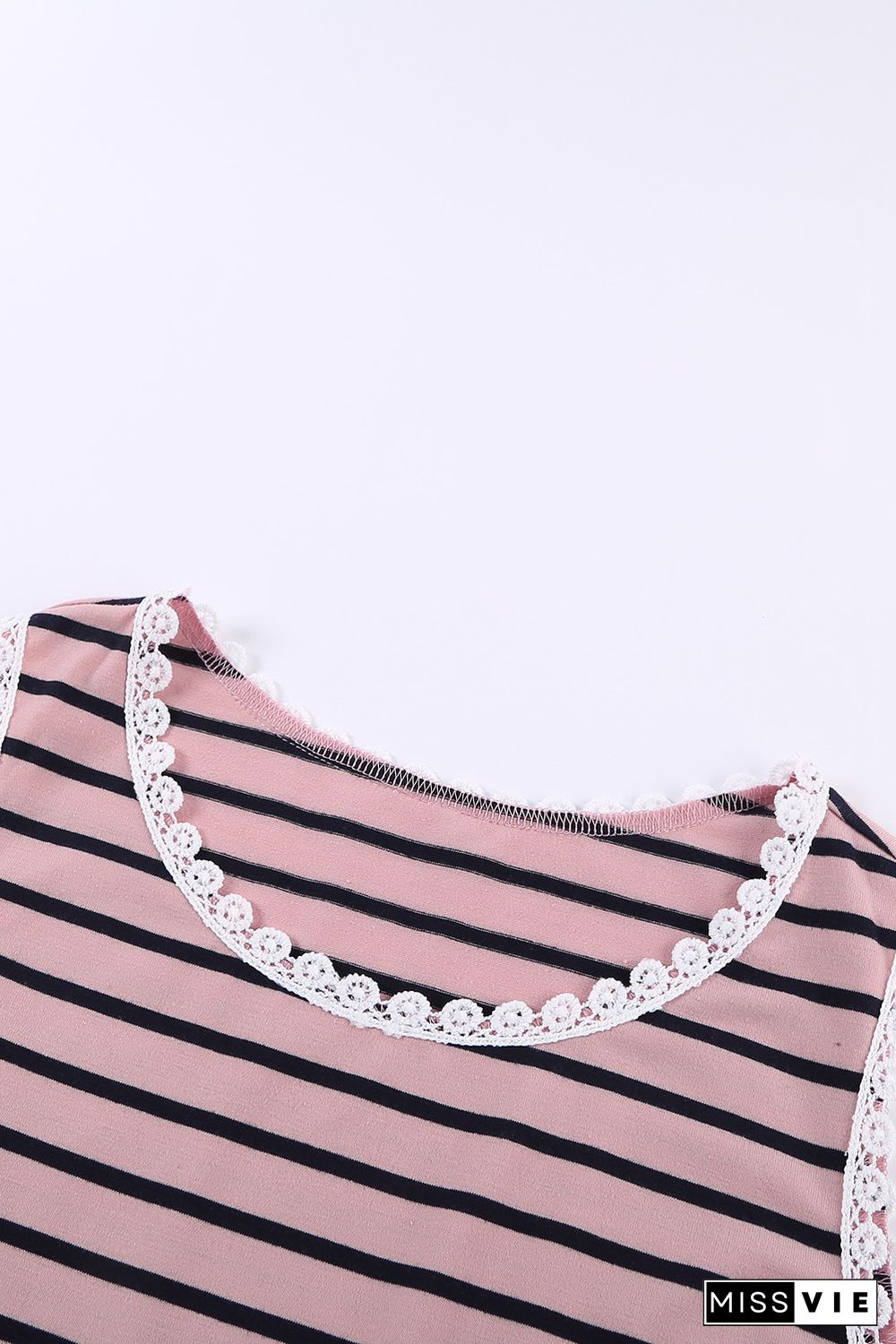 Pink Striped Tank Top