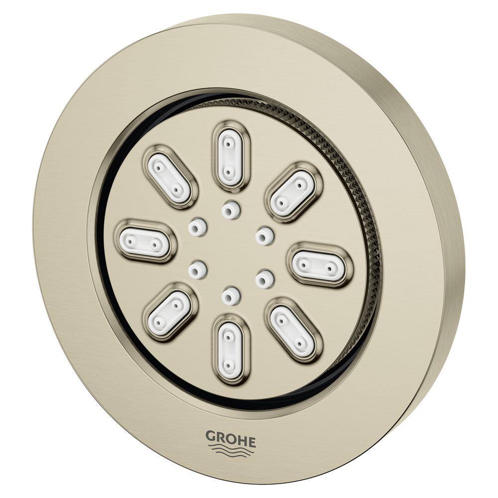 GROHE Rain Shower 2-Spray Round Body Spray in Brushed Nickel 26744EN0