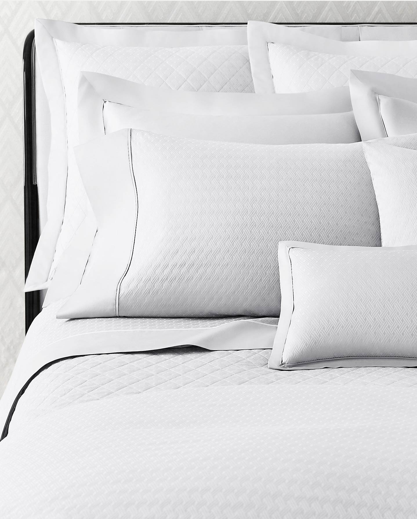 Ralph Lauren Home Bedford Jacquard One Standard Sham White