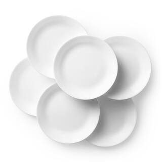 Corelle Winter Frost White 10.25 in. Dinner Plates (6-Pack) 1107731