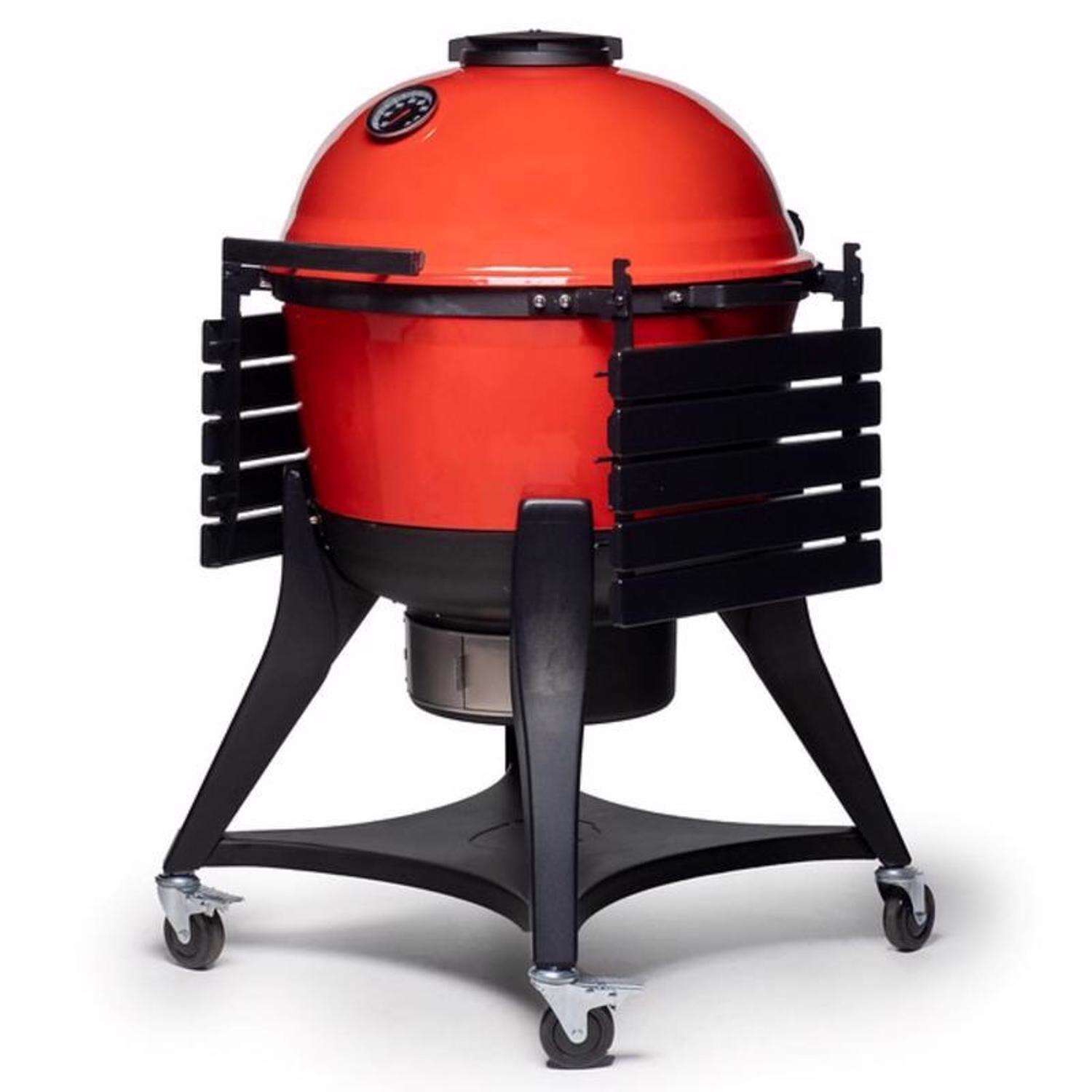 Kamado Joe 22 in. Kettle Joe Charcoal Kamado Grill and Smoker Blazing Red