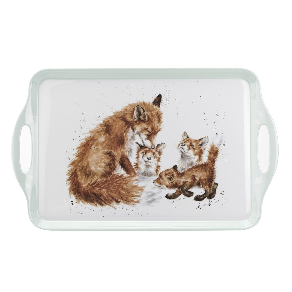 Pimpernel Wrendale Designs Bedtime Kiss Large Melamine Handled Tray   19.25\