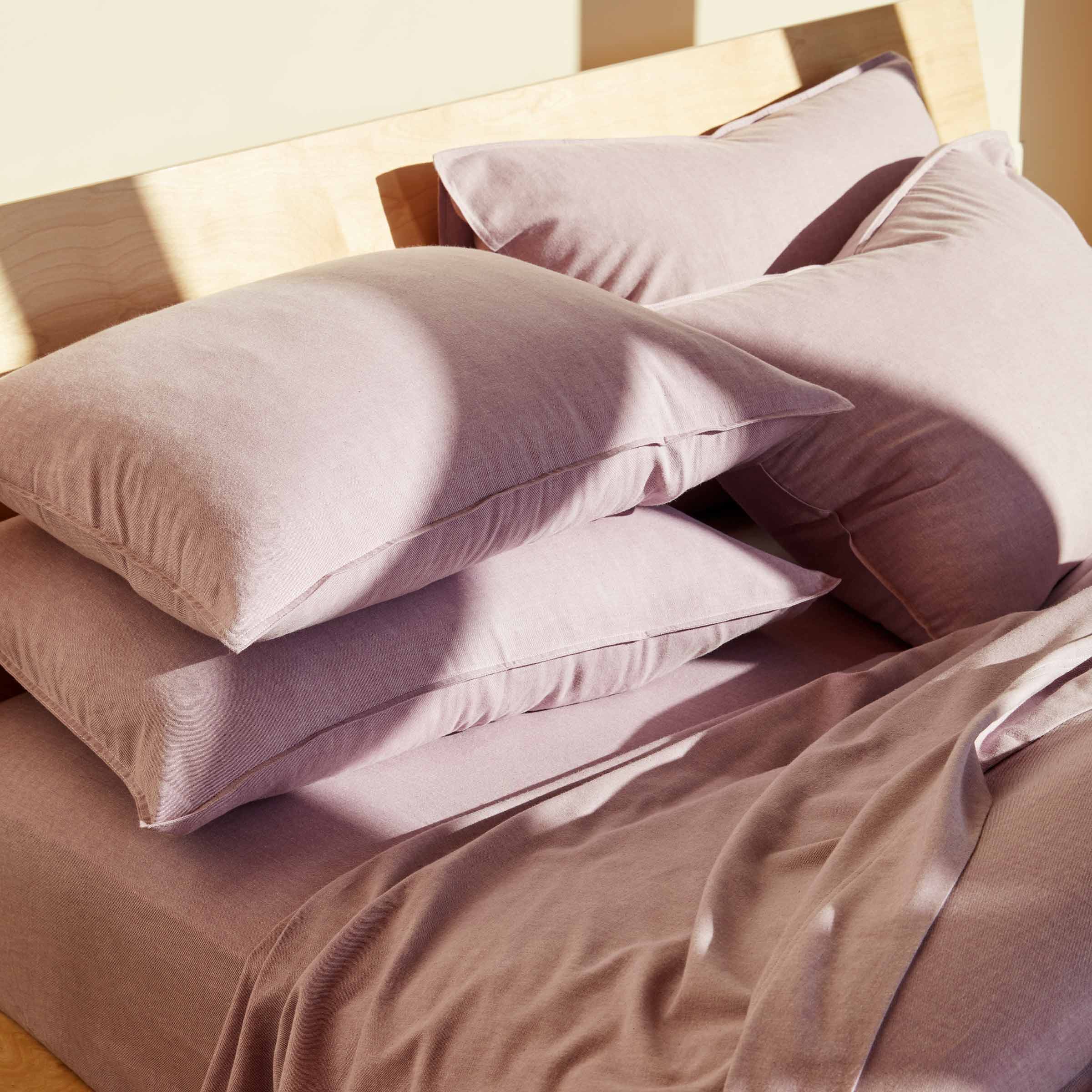 Heathered Cashmere Pillowcases - Last Call