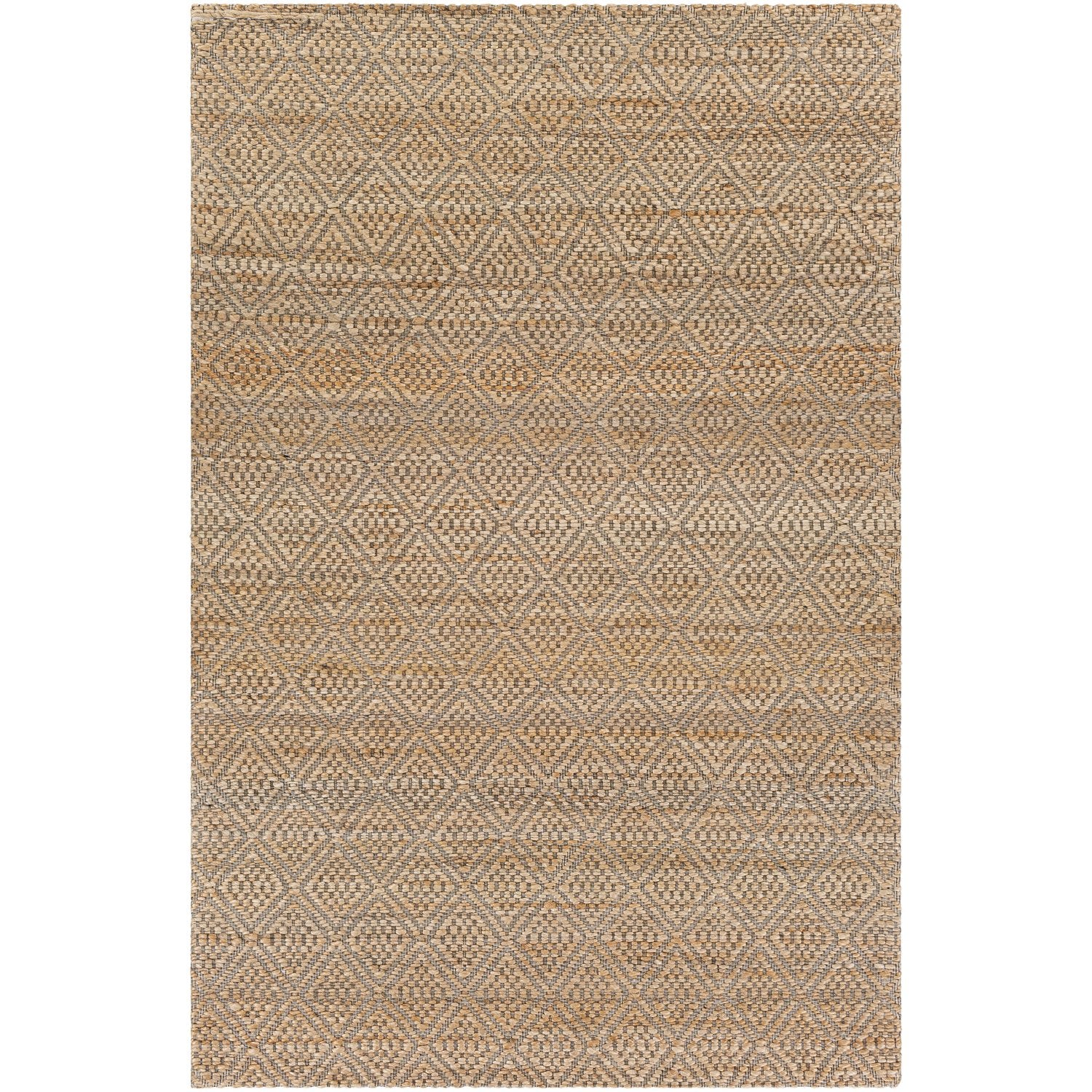 Trace Hand Woven Rug in Camel, Black, Beige