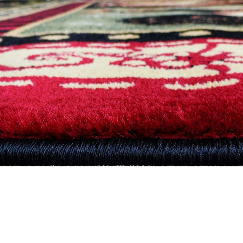 Masada Rugs Masada Rugs 4'x5' Rooster Design Area Rug - Design L379