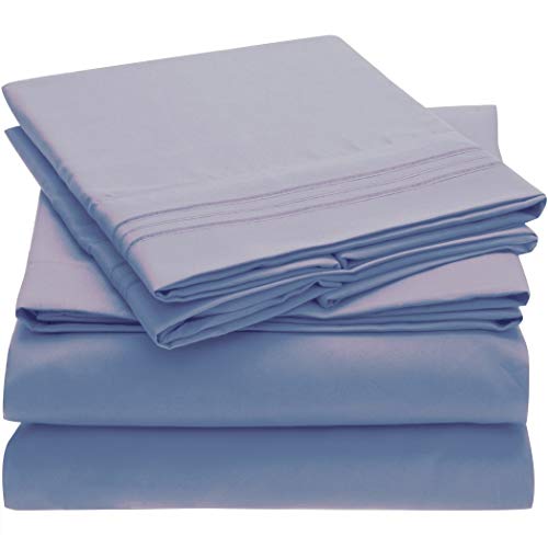 Brushed Microfiber Hypoallergenic 4 pcs Bedsheet Set King Size