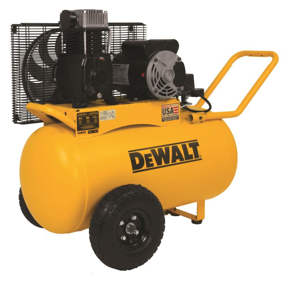 DEWALT Air Compressor Portable Horizontal Electric 20 Gallon 200 PSI DXCM201 from DEWALT