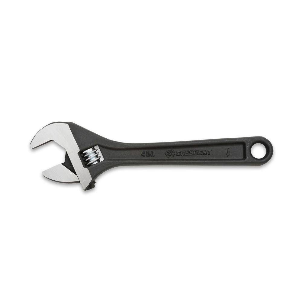 Crescent 4 in. Black Oxide Adjustable Wrench AT24VS