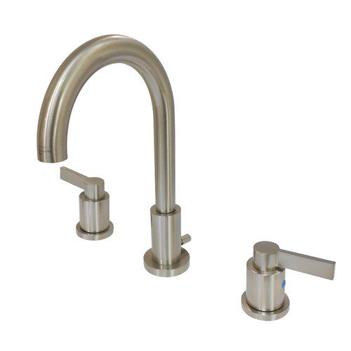 Kingston Brass NuvoFusion Widespread Bathroom Faucet with Drain Assembly