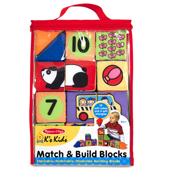 Melissa   Doug LCI9167 Match   Build Blocks