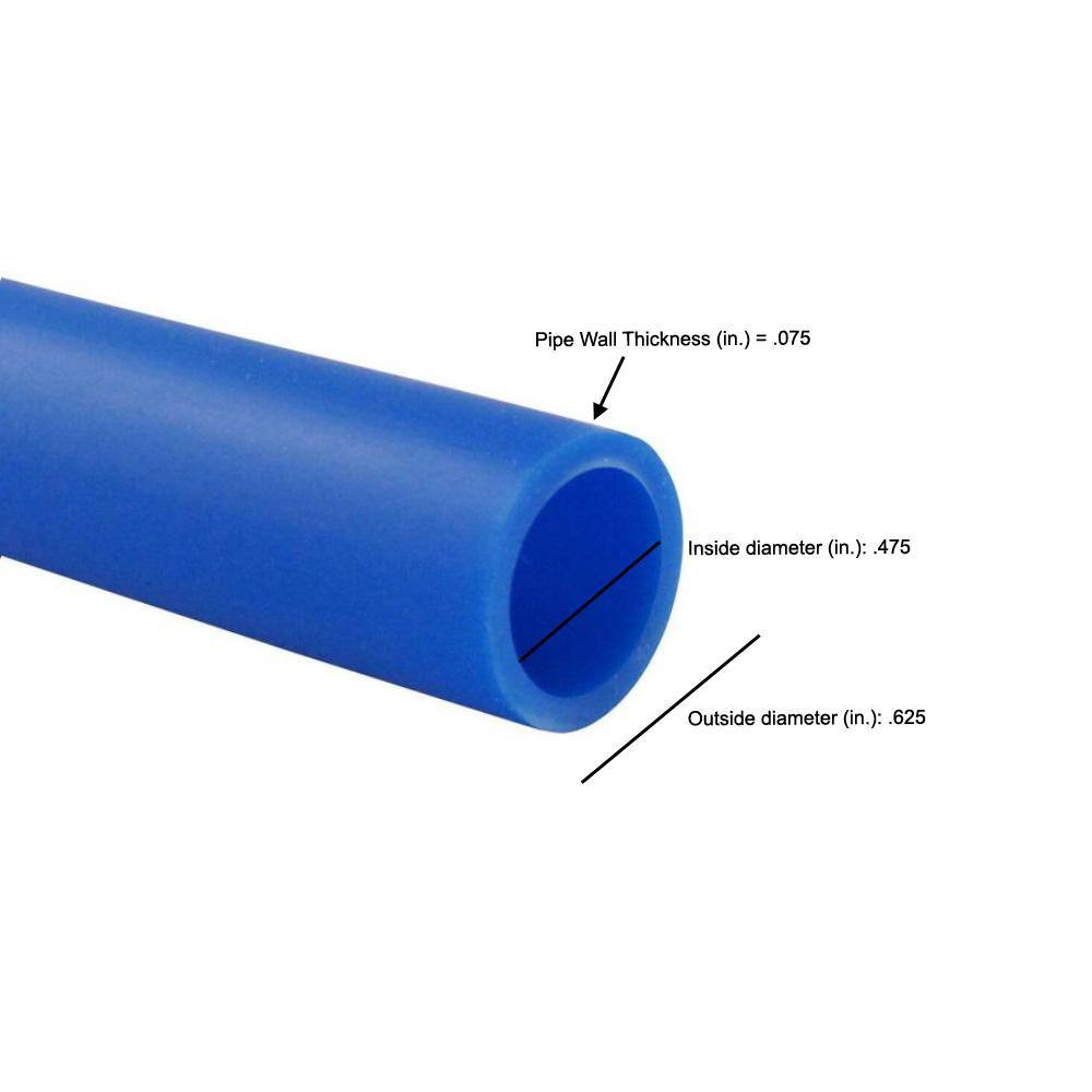 Apollo 34 in. x 300 ft. Blue PEX-A Expansion Pipe in Solid EPPB30034S