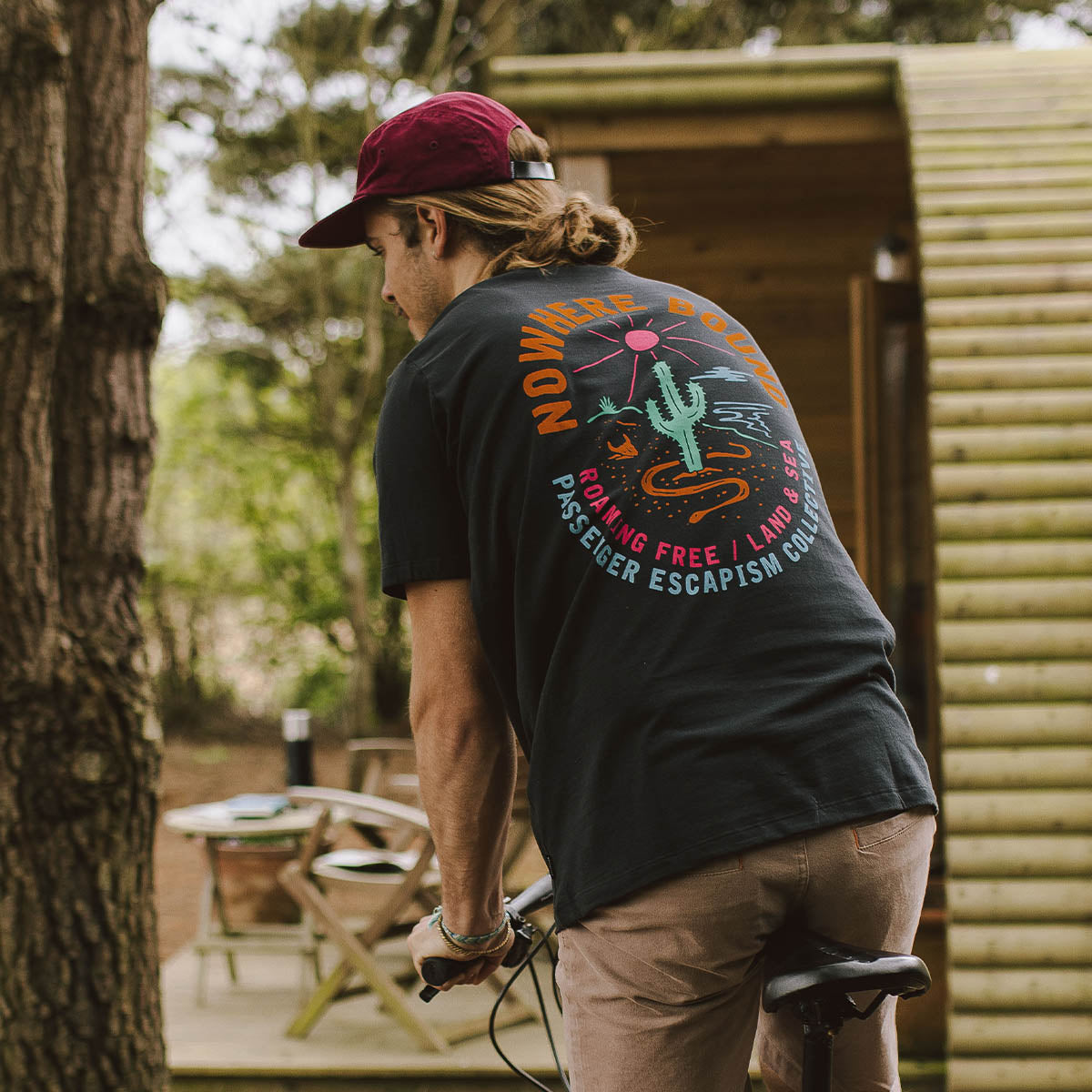 Fixie Recycled 5 Panel Cap - Russet