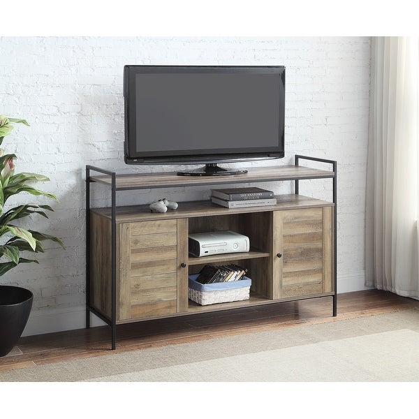 43 to 60 in Industrial Baina Wooden TV Stand TV Console with Multi-Storage