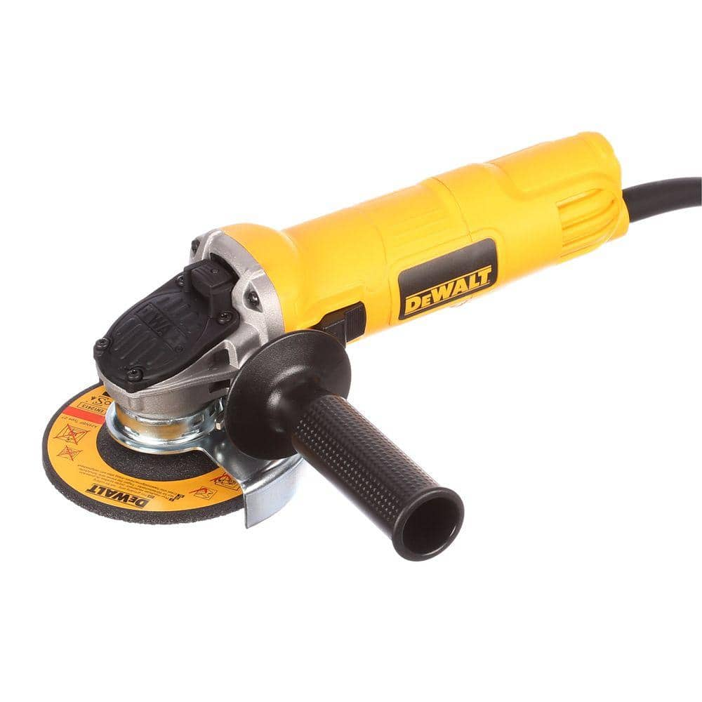 DEWALT 7 Amp 4.5 in. Small Angle Grinder with 1-Touch Guard DWE4011