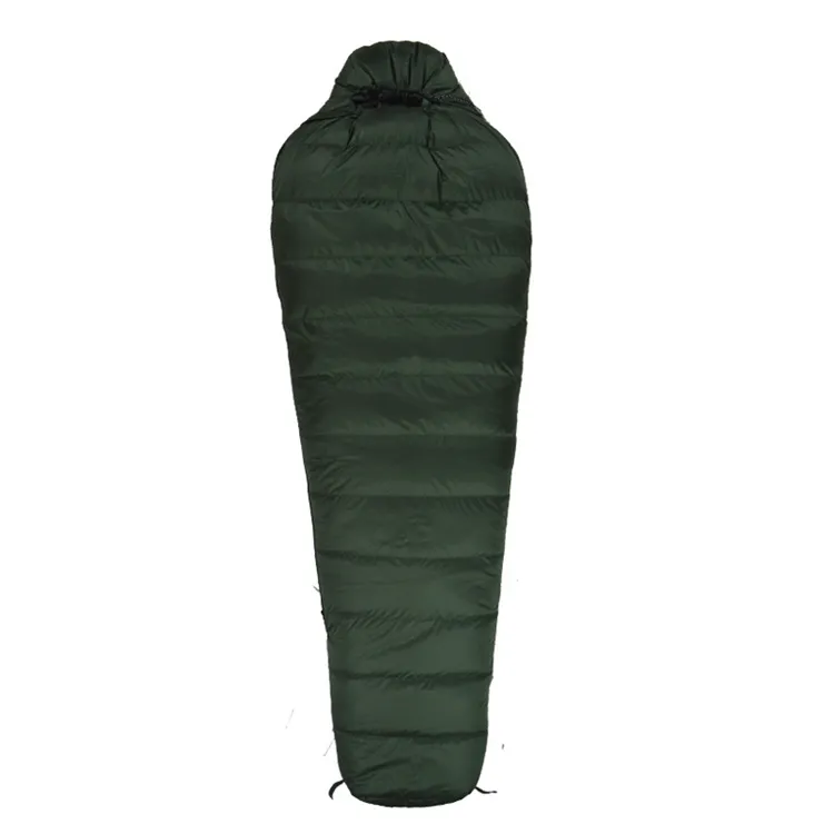 Outdoor Camping Winter Ultralight Down Tactical Waterproof Camouflage Sleeping Bag Mummy