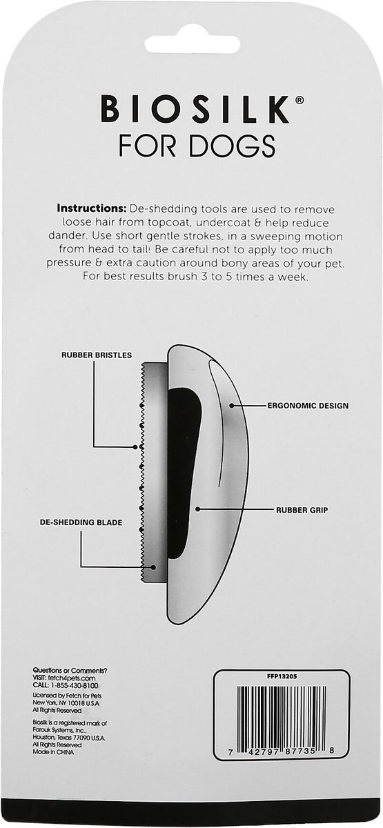 BioSilk Multi-Functional De-Shedding Dog Brush