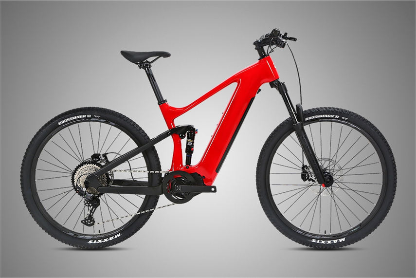 GALAXY electric mountain bike full suspension central  motor carbon fibre electric mountain bike electric cycle mountain bike