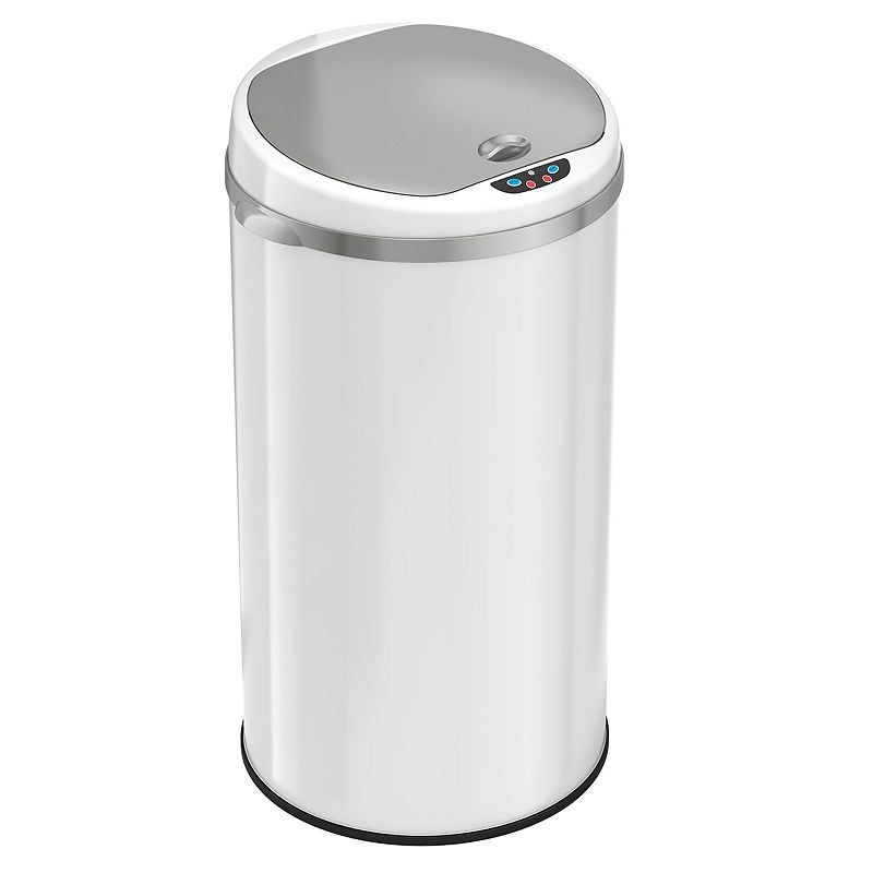 iTouchless 8-Gallon Round Sensor Trash Can