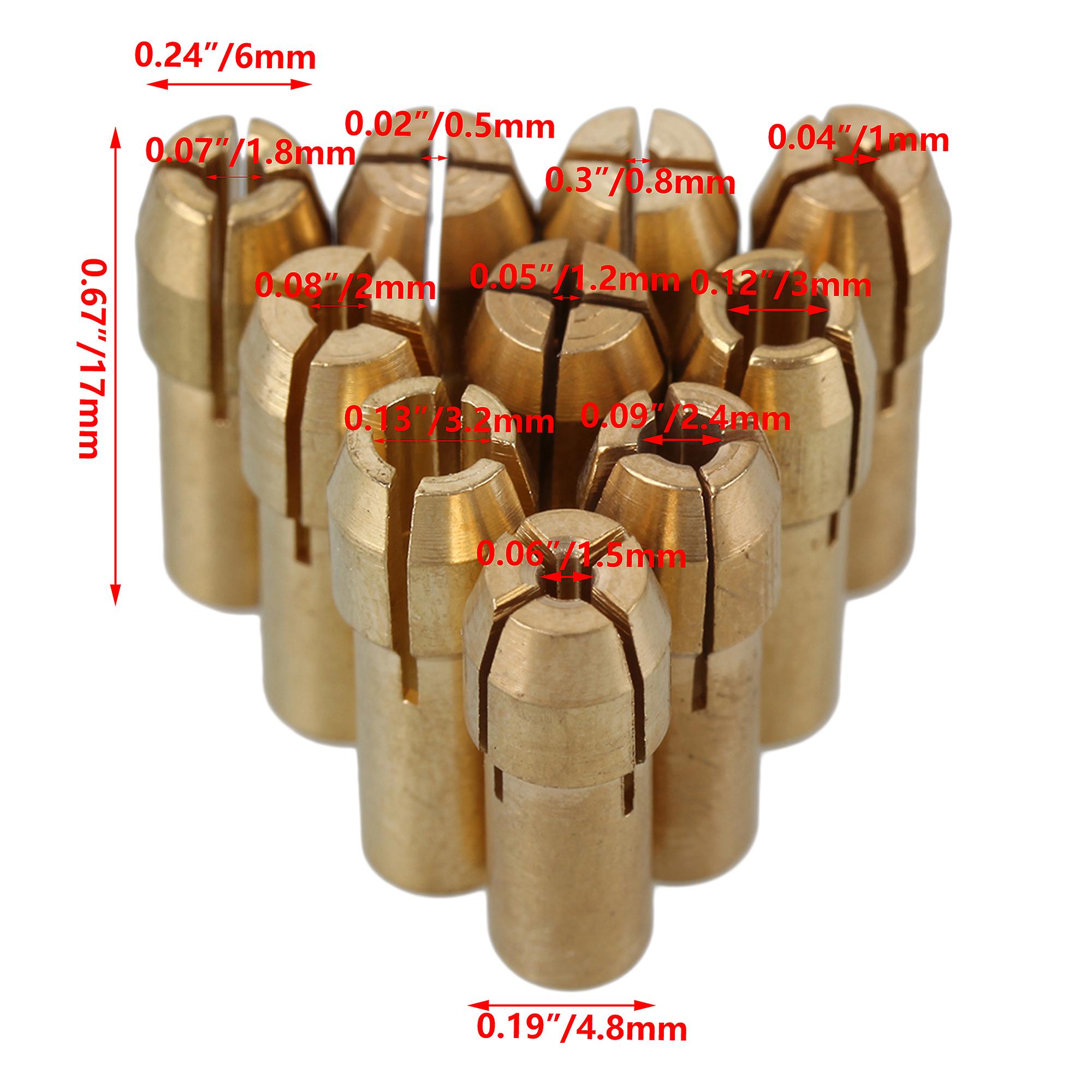 Drill Bit Set Copper Grinding Drill Collect Chuck Holder