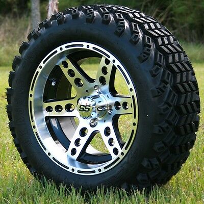 GTW Set of 4 - Dominator 14 inch Machined Wheels and 23