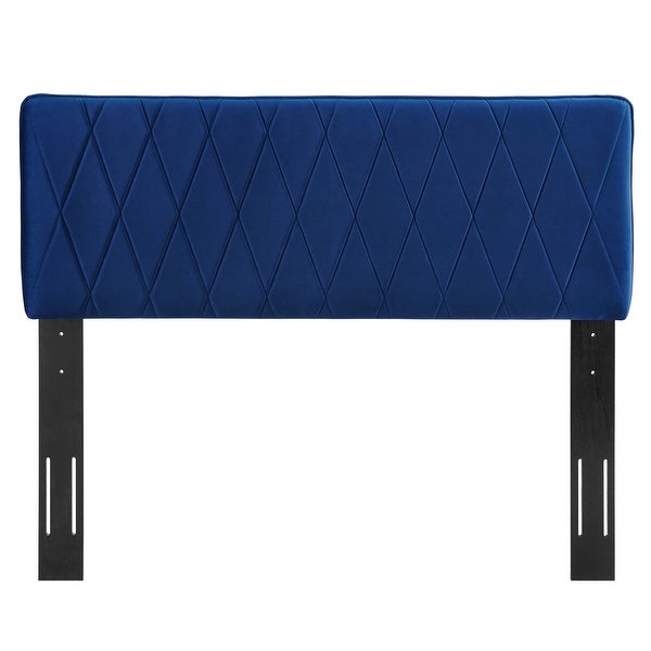 Leila Performance Velvet King/California King Headboard - - 34350918