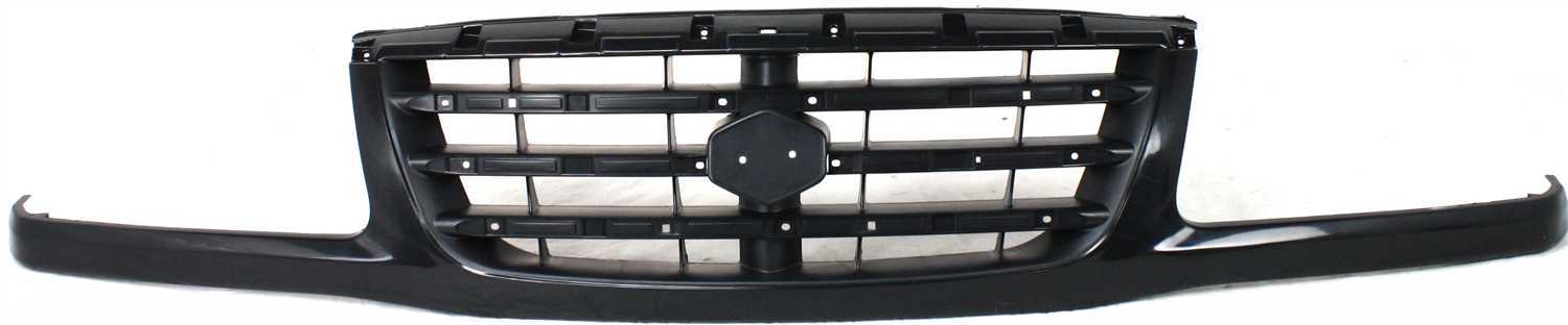 Grille Assembly Compatible With 2001-2005 Suzuki Grand Vitara 2001-2004 Painted Black Shell and Insert