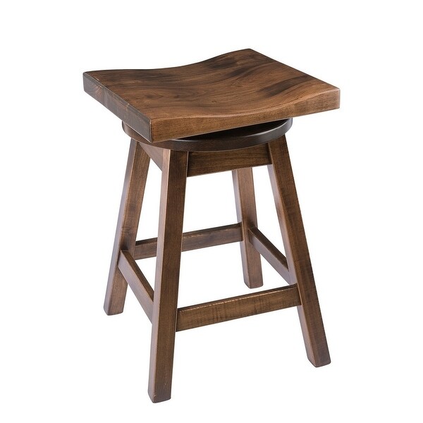 Swivel Urban Bar Stool in Maple Wood