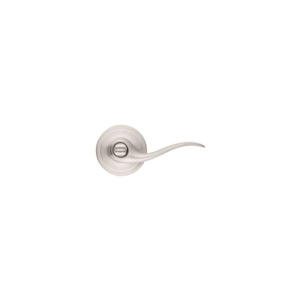 Satin Nickel Bed/Bath Tustin Privacy Door Lever ;