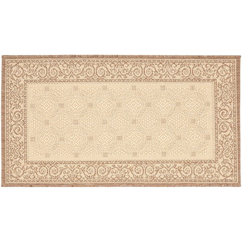 Safavieh Courtyard Framed Border Indoor Outdoor Rug