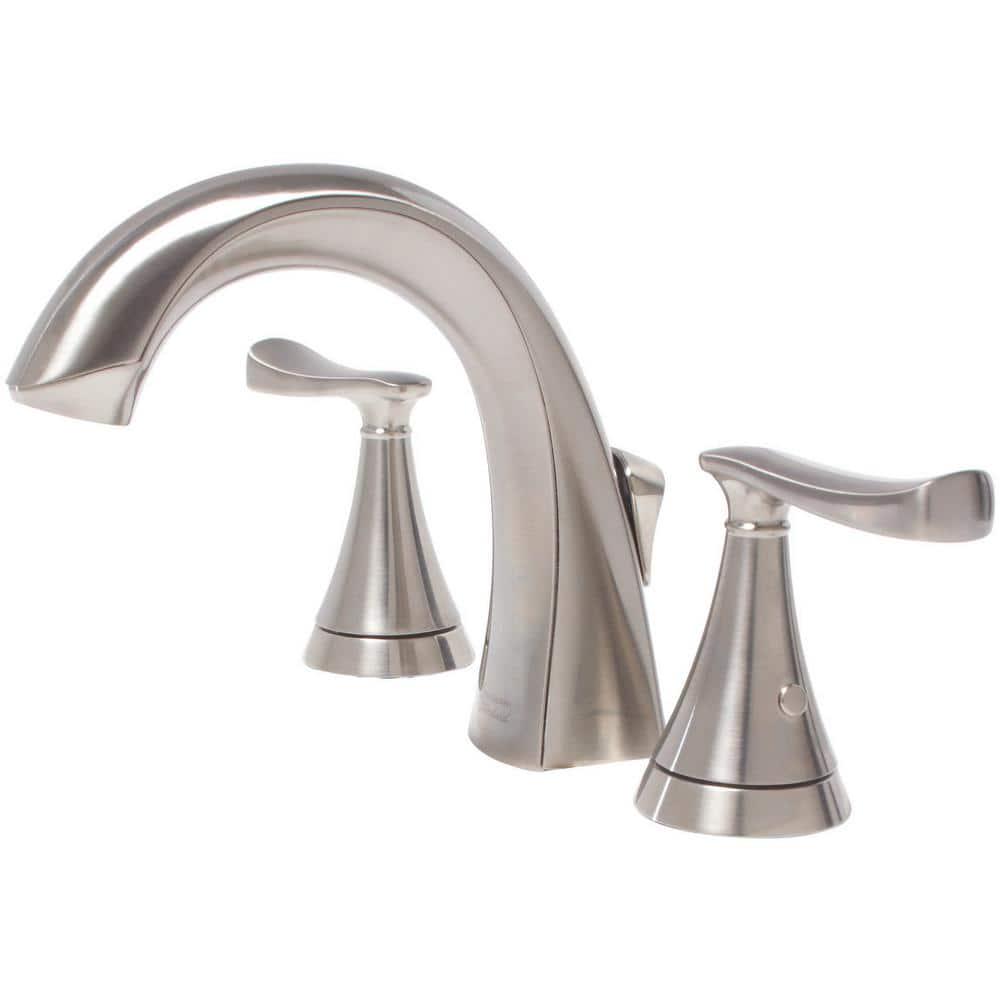 American Standard Chatfield 8 in Widespread 2Handle Bathroom Faucet in Brushed Nickel