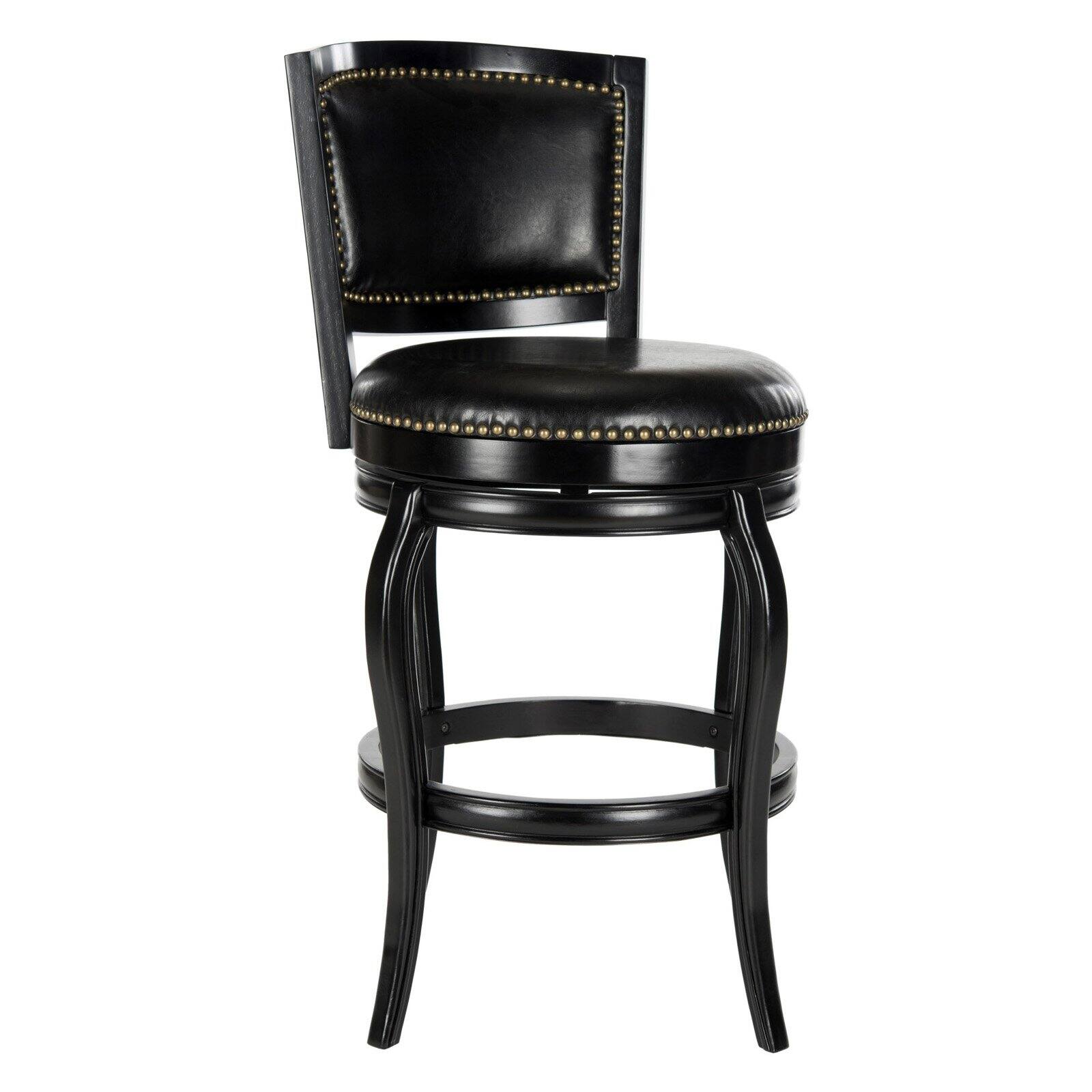 Safavieh Pasquale 45 Bicast Leather Barstool