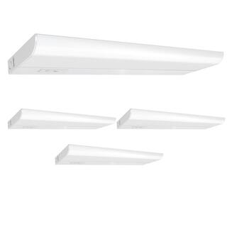 Feit Electric 20.4 in. Plug-In Integrated LED Tunable White Linkable Smart Home Wi-Fi Connected Wireless Under Cabinet Light (4-Pack) UCL24CCTCAAG4