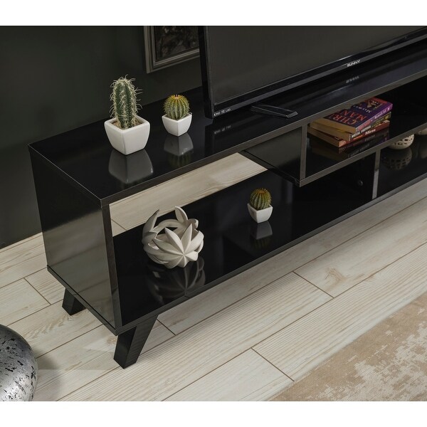 Pant Open Shelving Entertainment Centre TV Stand for TVs up to 80