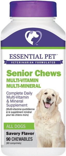 21st Century Essential Pet Daily Multi-Vitamin and Mineral Chewable Tablets Senior Dog Supplement