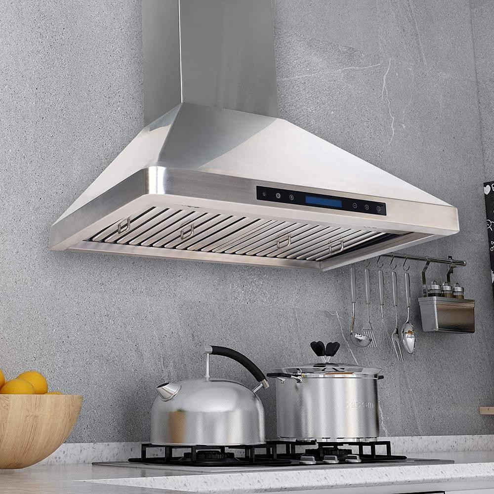 Home Beyond 30 in 600CFM Under the Cabinet Range Hood With Light in Stainless Steel