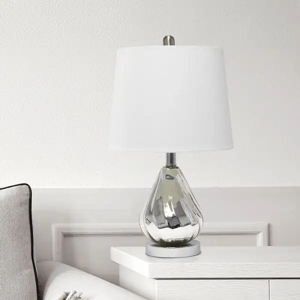 Lalia Home Kissy Pear Table Lamp with Fabric Shade