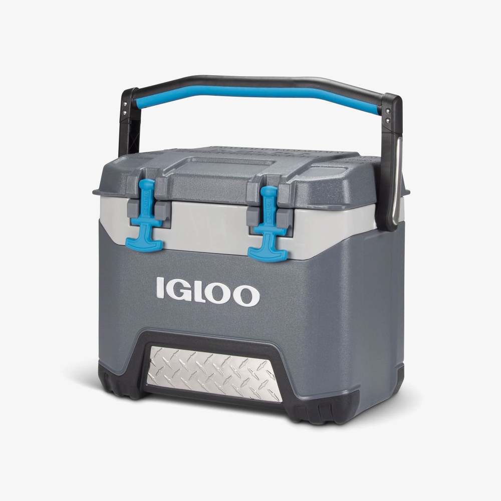 Igloo BMX Hard Cooler Carbonite Blue and Carbonite Gray 25qt ;