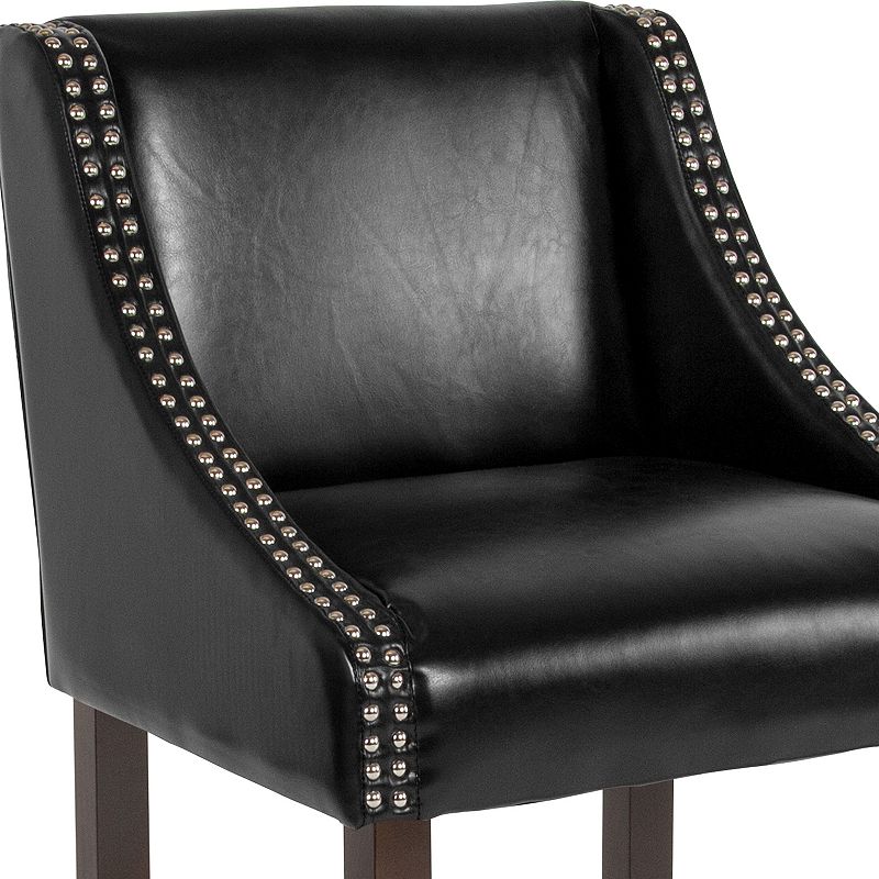 Flash Furniture Carmel Nailhead Bar Stool