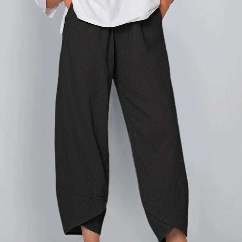 Cotton and Linen Casual Pants