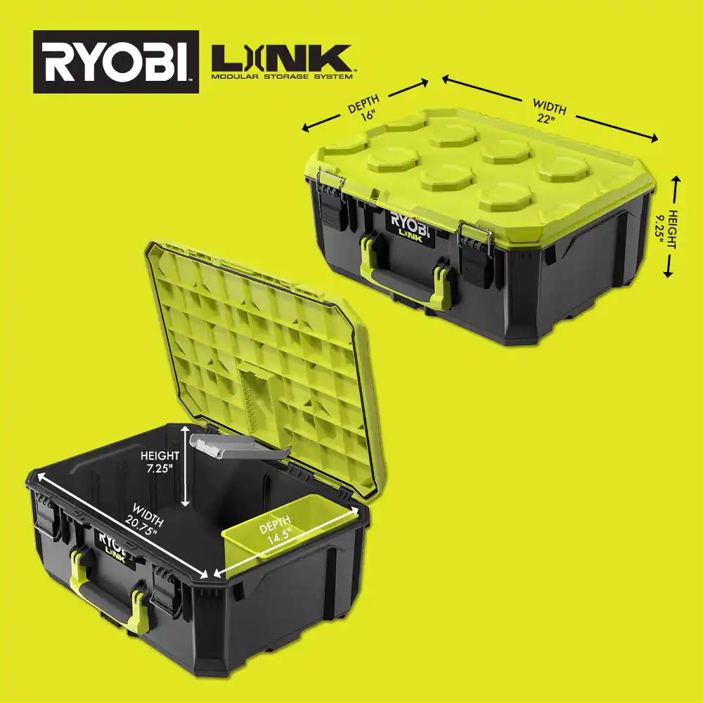 RYOBI STM102 LINK Medium Tool Box