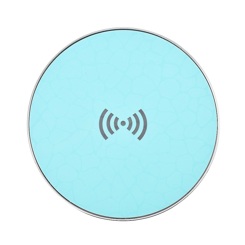 Qi Wireless Fast Charger Desktop Charging Pad Dock With Usb Cable For Samsung/ Iphone Green