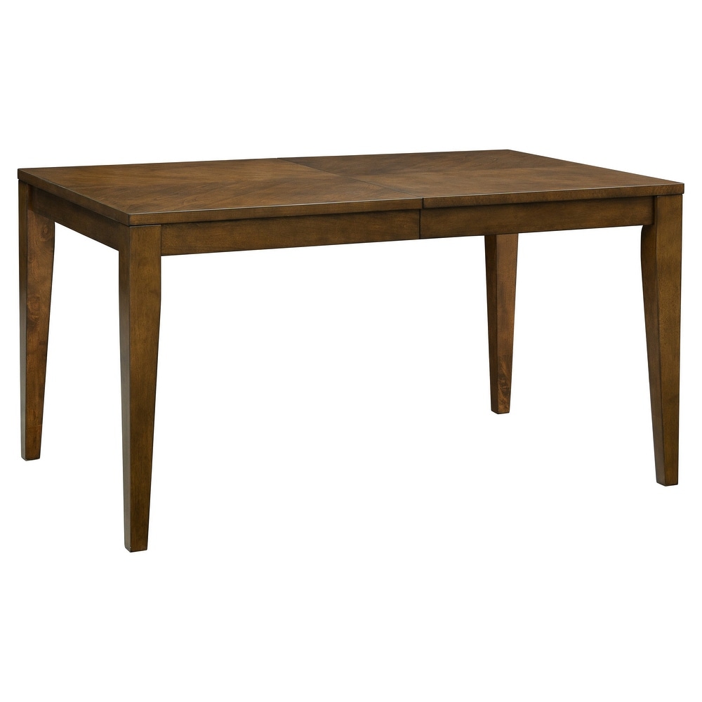 INK+IVY Cove Pecan Rectangle Extension Dining Table