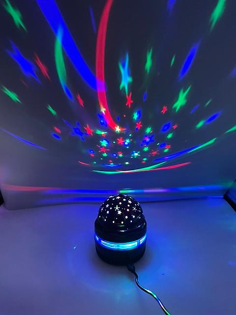 Disco Ball Light Atmosphere  Projector Strobe Party Light Music For Car Home Party Mirror Led Usb Magic Spinning Laser Lamp